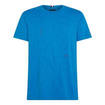 Camiseta Tommy Hilfiger Moderno Logo Azul Royal