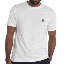 Camiseta Tommy Hilfiger Moderno Logo Bordado Branca