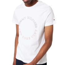 Camiseta Tommy Hilfiger Monotype Roundle Tee Branca