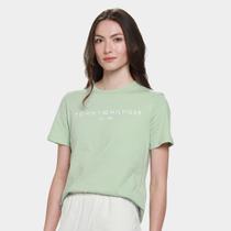 Camiseta Tommy Hilfiger Reg Corp Logo Feminina