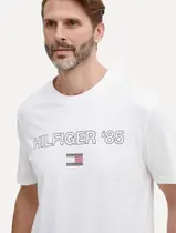 Camiseta Tommy Hilfiger Regular Masculina Essential '85 Branca