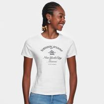Camiseta Tommy Jeans Crest NYC Ringer Feminina