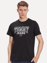 Camiseta Tommy Jeans Masculina Arc Entry Graphic Preta