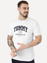Camiseta Tommy Jeans Masculina Regular Athletic Club Branca