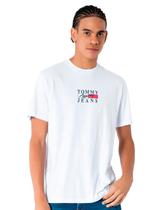 Camiseta Tommy Jeans Masculina Relaxed Timeless Silk Branca