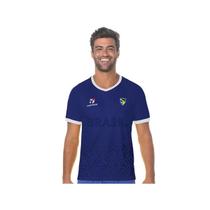 Camiseta Topper Dry Fit Masculina Mm 8522002 Azul