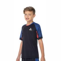 Camiseta Topper Fun Juvenil - Preto / Azul / Vermelho