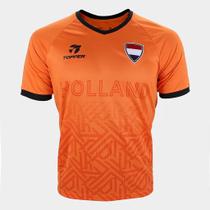 Camiseta topper holanda laranja