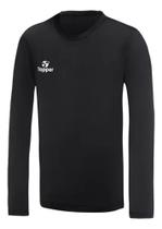 Camiseta topper termica juvenil preta