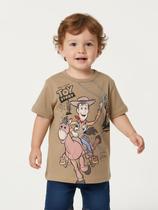 Camiseta Toy Story Infantil Para Menino - MARROM