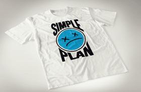 Camiseta Tradicional Banda Simple Plan Rock Alternativo