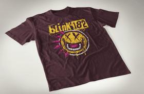 Camiseta Tradicional De Algodão Banda Blink-182 Punk Rock
