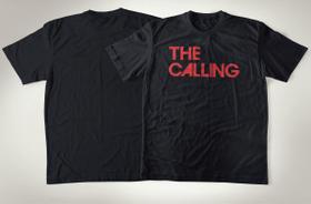 Camiseta Tradicional De Algodão Banda De Rock The Calling