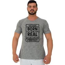 Camiseta Tradicional Manga Curta MXD Conceito Born To Be Real Nascido Para Ser Real