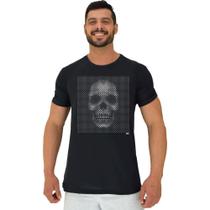 Camiseta Tradicional Manga Curta MXD Conceito Caveira Pontilhada