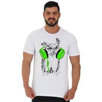 Camiseta Tradicional Manga Curta MXD Conceito Coruja de Headphone