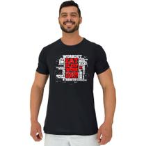 Camiseta Tradicional Manga Curta MXD Conceito Workout Treinar Exercício