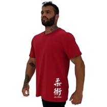 Camiseta Tradicional Masculina MXD Conceito Estampa Lateral Jiu Jitsu