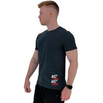 Camiseta Tradicional Masculina MXD Conceito Estampa Lateral No Pain No Gain Vertical