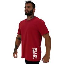 Camiseta Tradicional Masculina MXD Conceito Estampa Lateral Training Like a Bull