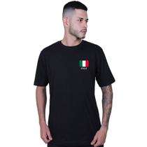 Camiseta Tradicional Unissex Algodão Itália País Italy