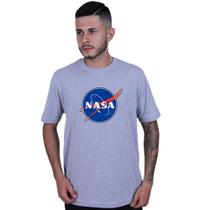 Camiseta Tradicional Unissex Algodão Moda Geek Nerd Nasa U.S.A