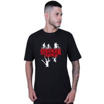 Camiseta Tradicional Unissex Gola Redonda Série Stranger Things