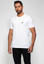 Camiseta Triângulo Emborrachado Guess Branco