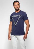 Camiseta Triângulo Gráfico 1981 Guess Roxo