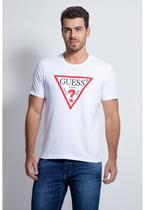 Camiseta Triangulo Tradicional Guess Branco