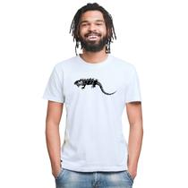 Camiseta Tribal Iguana Camisa Personalizada Blusa Adulto Algodão com Poliéster Camiseta Tribal Iguana Camisa Personalizada Blusa Adulto Algodão com Poliéster