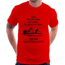 Camiseta Trilha com a titia e o titio Trekking - Foca na Moda
