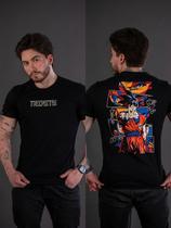 Camiseta Trinity Goku c/ Pedraria - Preto