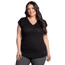 Camiseta Trinys Fluidity Essential A-874 Plus Size Feminina Camiseta Trinys Fluidity Essential A-874 Plus Size Feminina