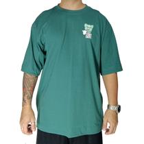 Camiseta Trip Side Oversized Gangster Bear Verde S51