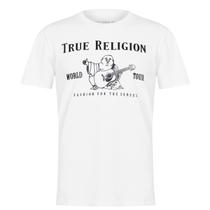Camiseta True Religion Metallic Buddha de manga curta branca