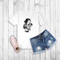 Camiseta Tshirt Branca de Neve P&B