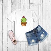 Camiseta tshirt cactus - feminina - KOUPES