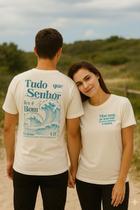 Camiseta Tshirt Cristã ReV Unissex Tudo Que o Senhor Fez É Bom Algodão Premium Confort Camiseta Tshirt Cristã ReV Unissex Tudo Que o Senhor Fez É Bom Algodão Premium Confort