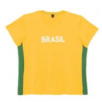Camiseta Tshirt do Brasil Plus Recorte Lateral