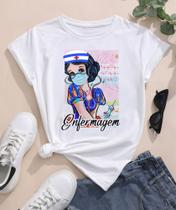 Camiseta Tshirt femina enfermeira, enfermagem