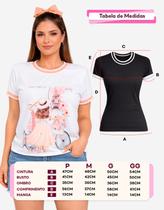 Camiseta Tshirt Feminina Baby Look Estilosa Com Strass Camiseta Tshirt Feminina Baby Look Estilosa Com Strass