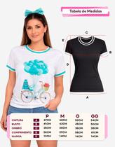 Camiseta Tshirt Feminina Bicicleta Balão 100% Soft Fashion Camiseta Tshirt Feminina Bicicleta Balão 100% Soft Fashion