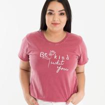 Camiseta TShirt feminina PP vermelha Be kind Camiseta TShirt feminina PP vermelha Be kind