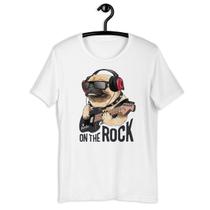 Camiseta Tshirt Masculina - Dog On The Rock