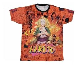 Camiseta Tsunade Sannin Blusa Adulto Unissex Anime Naruto Lu39T BM