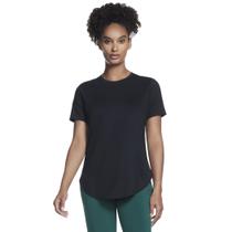 Camiseta túnica feminina Skechers GODRI Swift preta