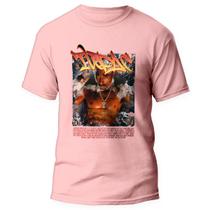 Camiseta Tupac 2pac Rapper Rap camisa Hip Hop 2 Rosa Camiseta Tupac 2pac Rapper Rap camisa Hip Hop 2 Rosa