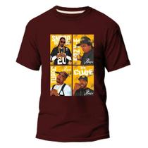 Camiseta Tupac Banda Rap Camisa Snop Dogg 100% Algodão Malha