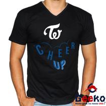 Camiseta Twice 100% Algodão Cheer Up Geeko K-pop